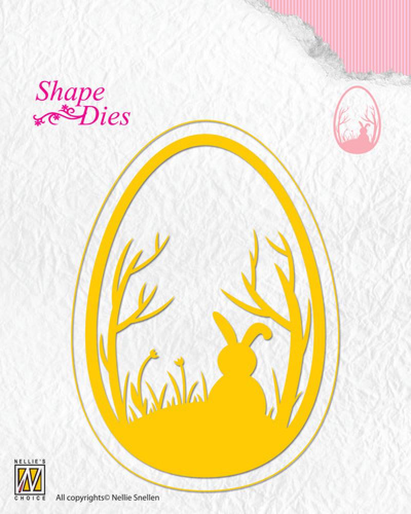 Nellie Snellen Shape Dies Easter Egg #SD125