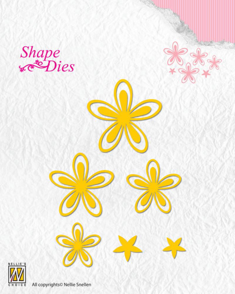 Nellie Snellen Shape Dies Flowers #3 (SD126)