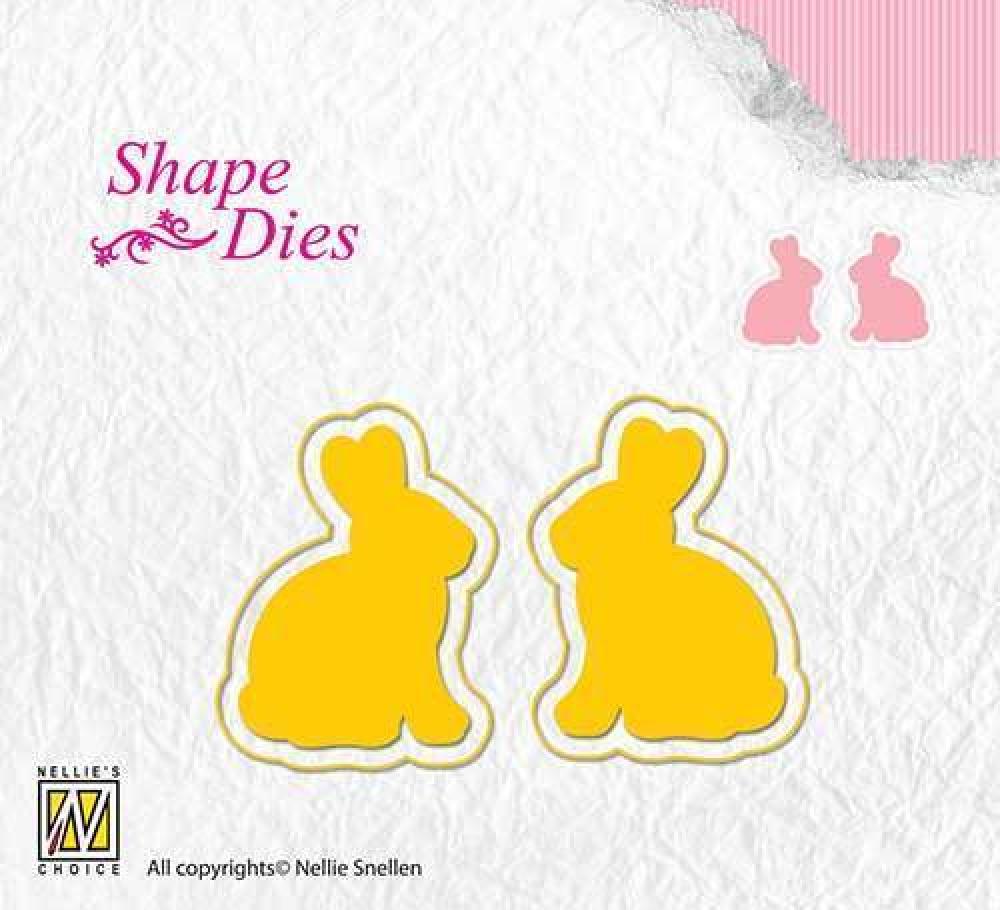 Nellie Snellen Shape Dies Rabbits (Osterhasen) #SD122