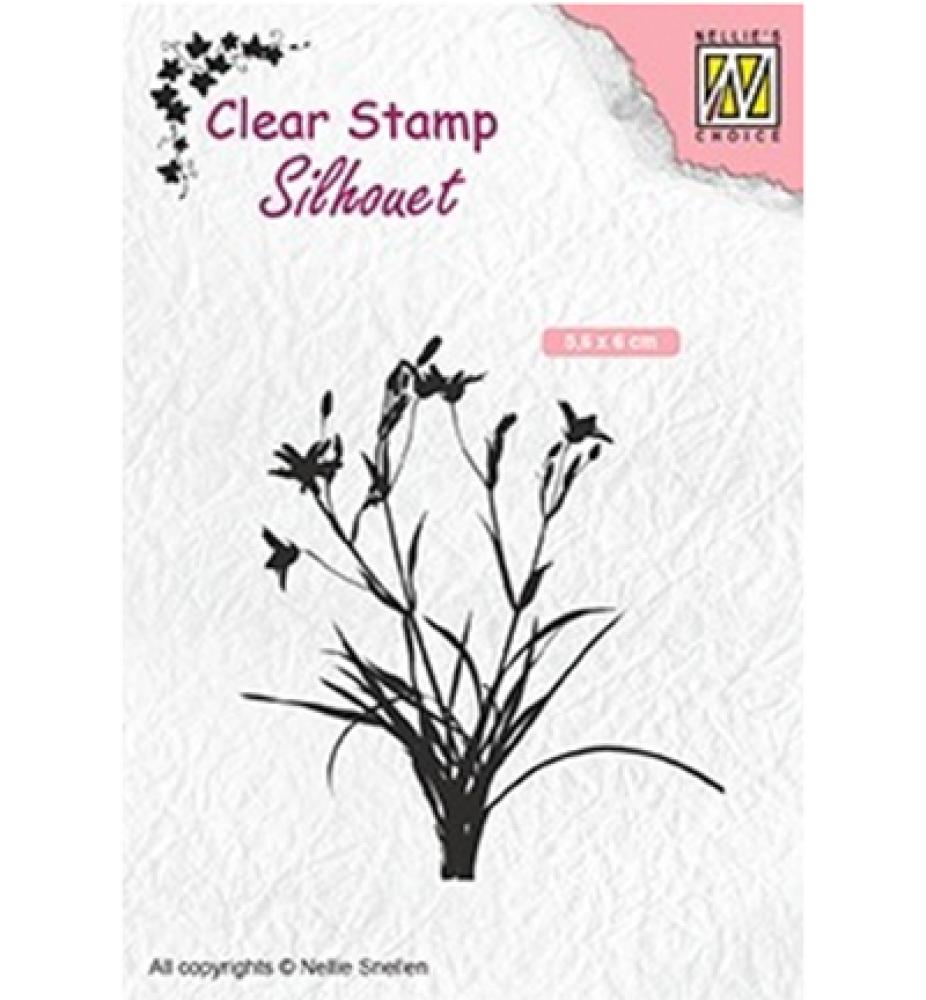 Nellie Snellen Silhouette Clear Stamp Herbs  #SIL055