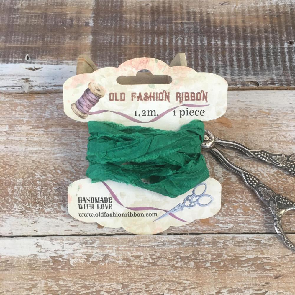 Old Fashion Ribbon BOBBIN Christmas Tree Green #61