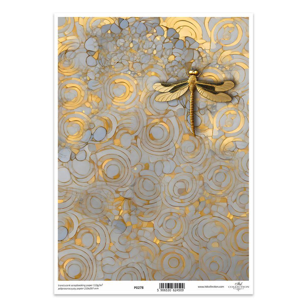 P0278 ITD Collection Inspired by Klimt A4 Translucent Paper