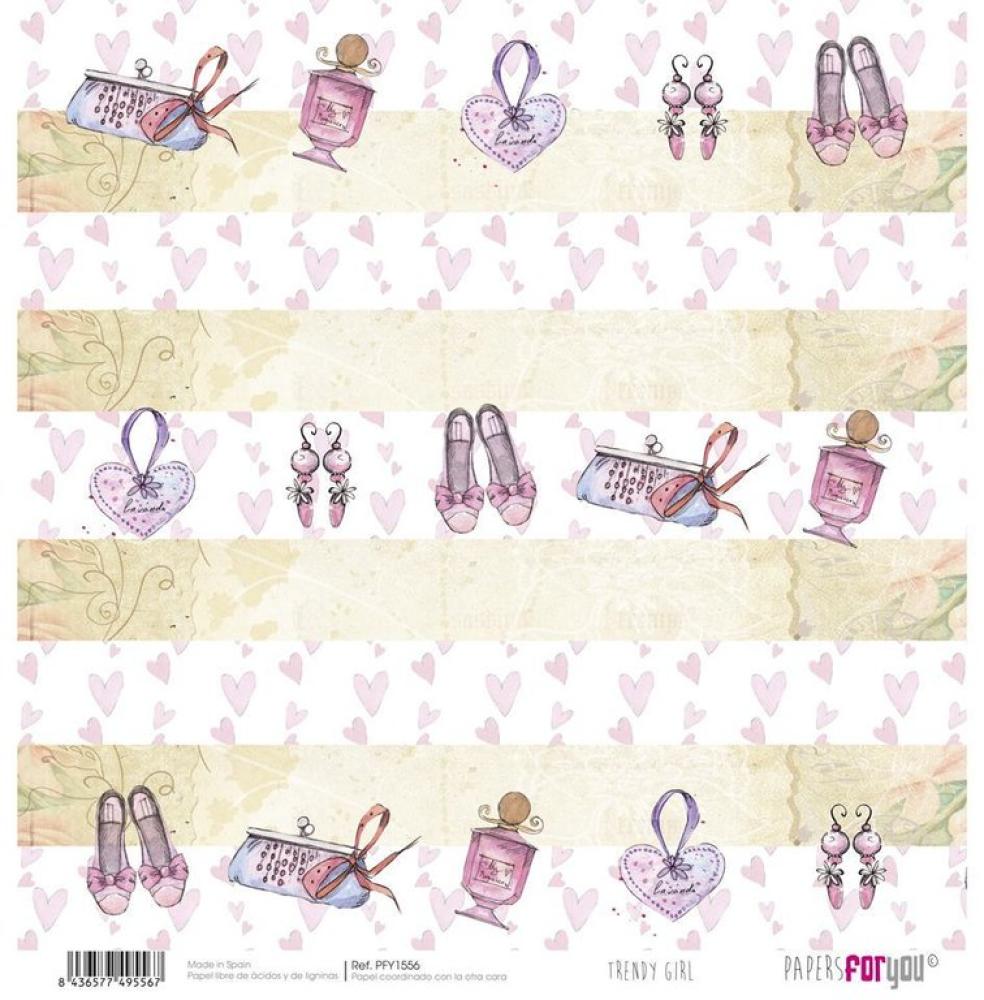 Papers For You 12x12 Paper Pad Trendy Girl #1553