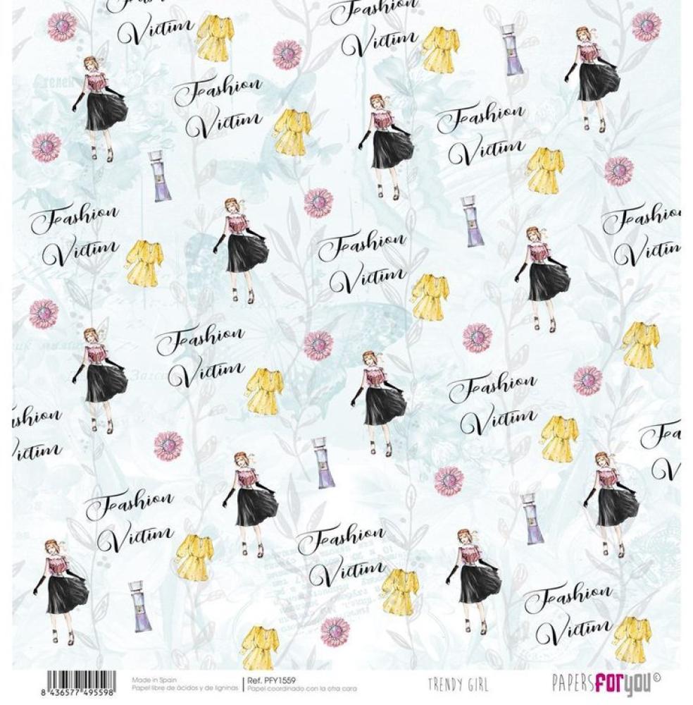 Papers For You 12x12 Paper Pad Trendy Girl #1553