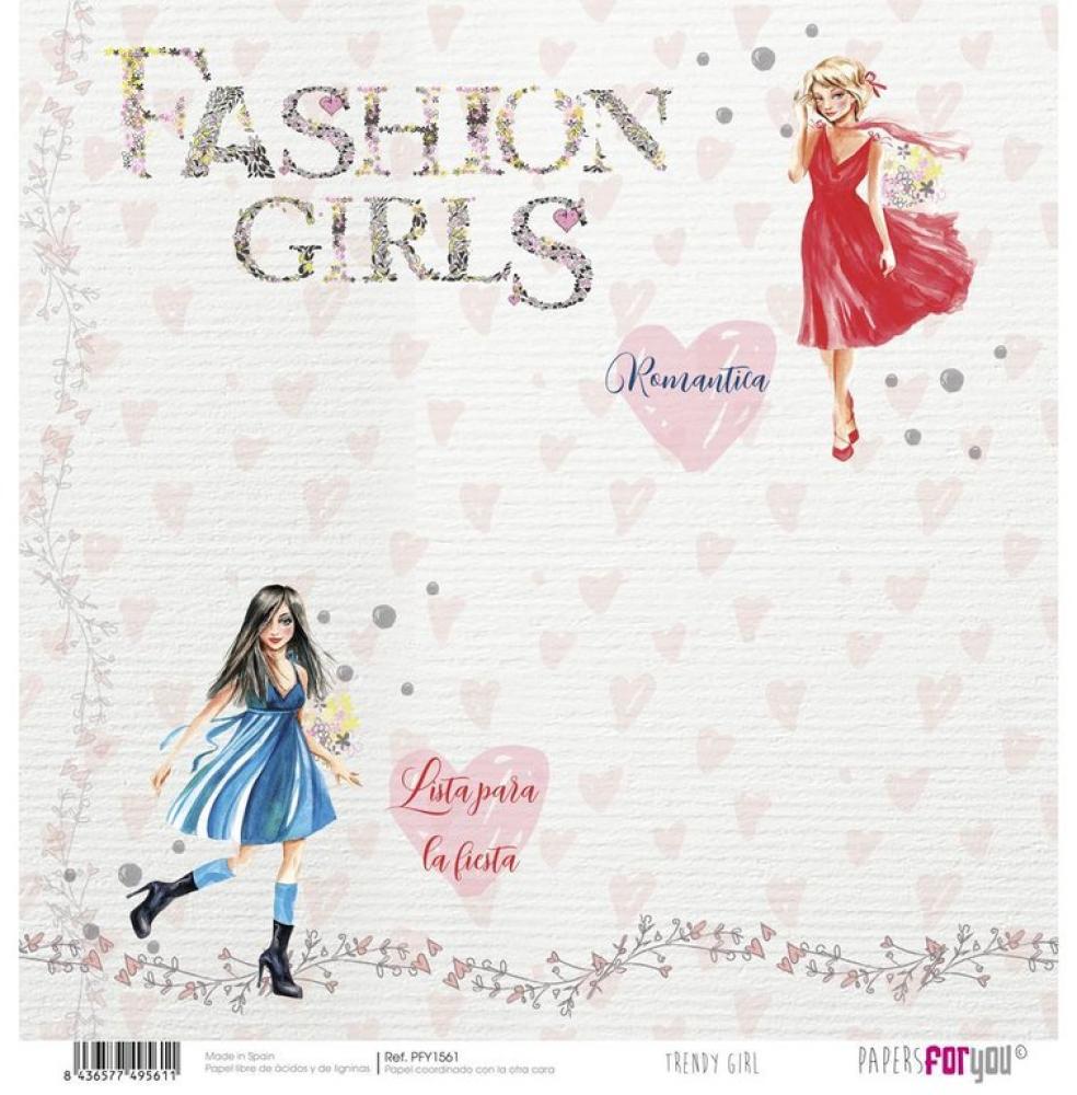 Papers For You 12x12 Paper Pad Trendy Girl #1553