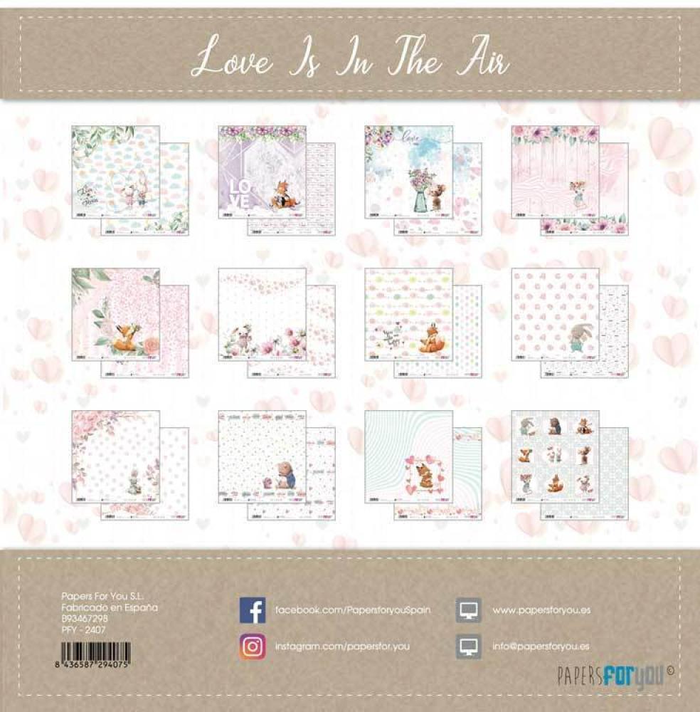 Papers For You 12x12 Paper Pad Love is in the Air #2407