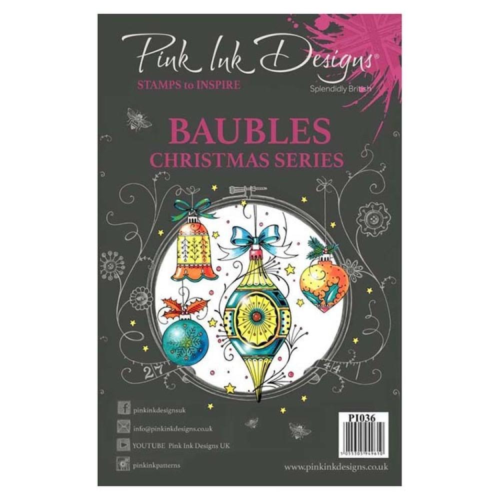 Pink Ink Designs Clear Stamp Baubles