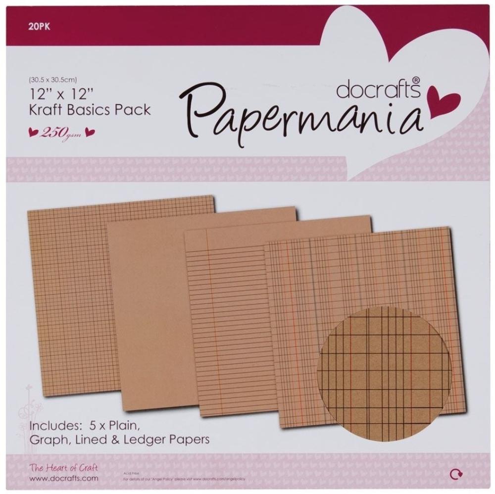 Kraft Papier 12 x 12 Paper Pack