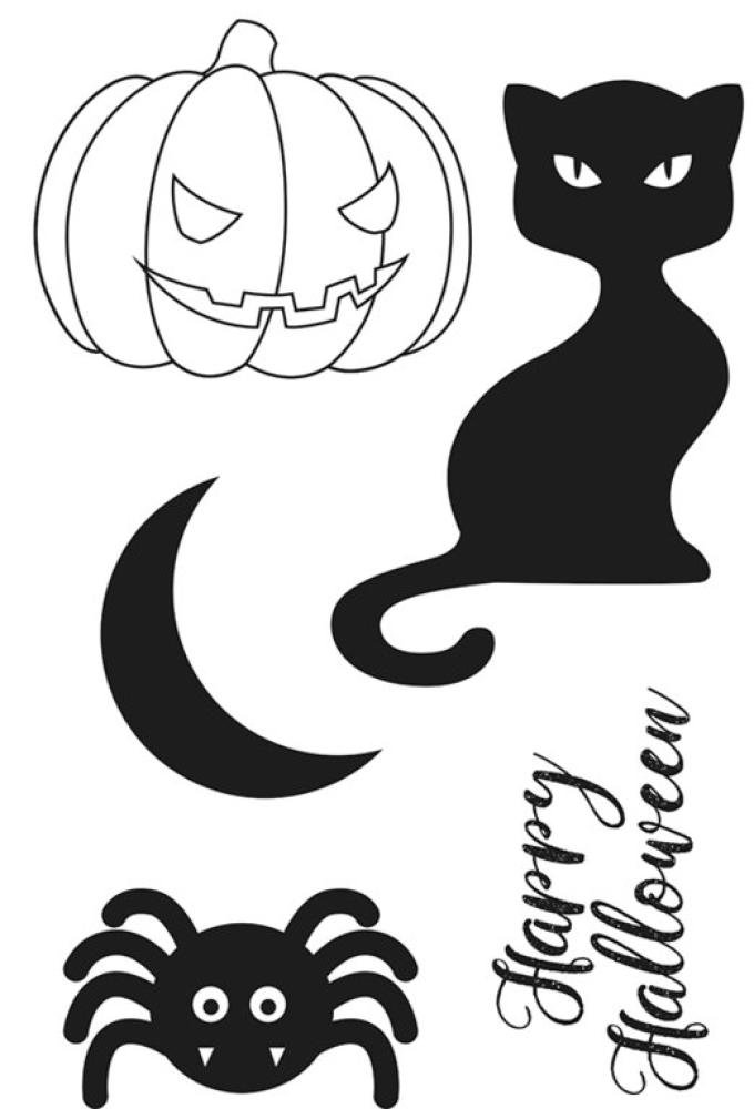 Artemio Clear Stamps Set Happy Halloween