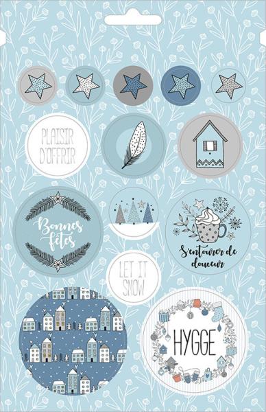 Artemio Bloc 168 Stickers Cosy Christmas