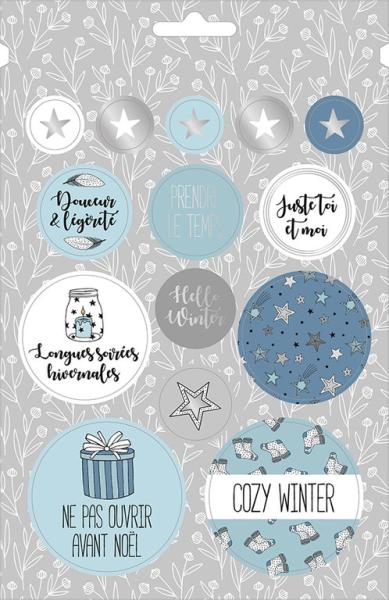 Artemio Bloc 168 Stickers Cosy Christmas