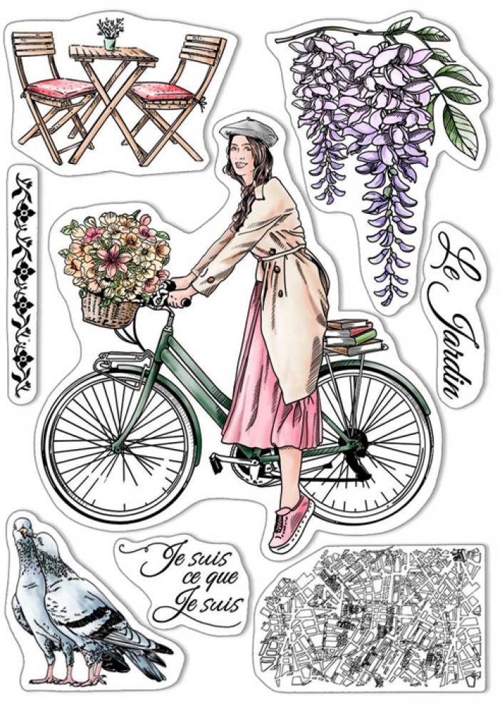 Ciao Bella Clear Stamps Je suis ce que je suis PS8004