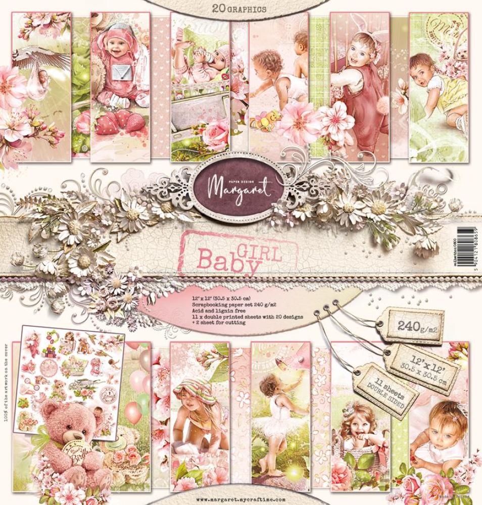 Paper Design Margaret 12x12 Paper Pad Baby Girl