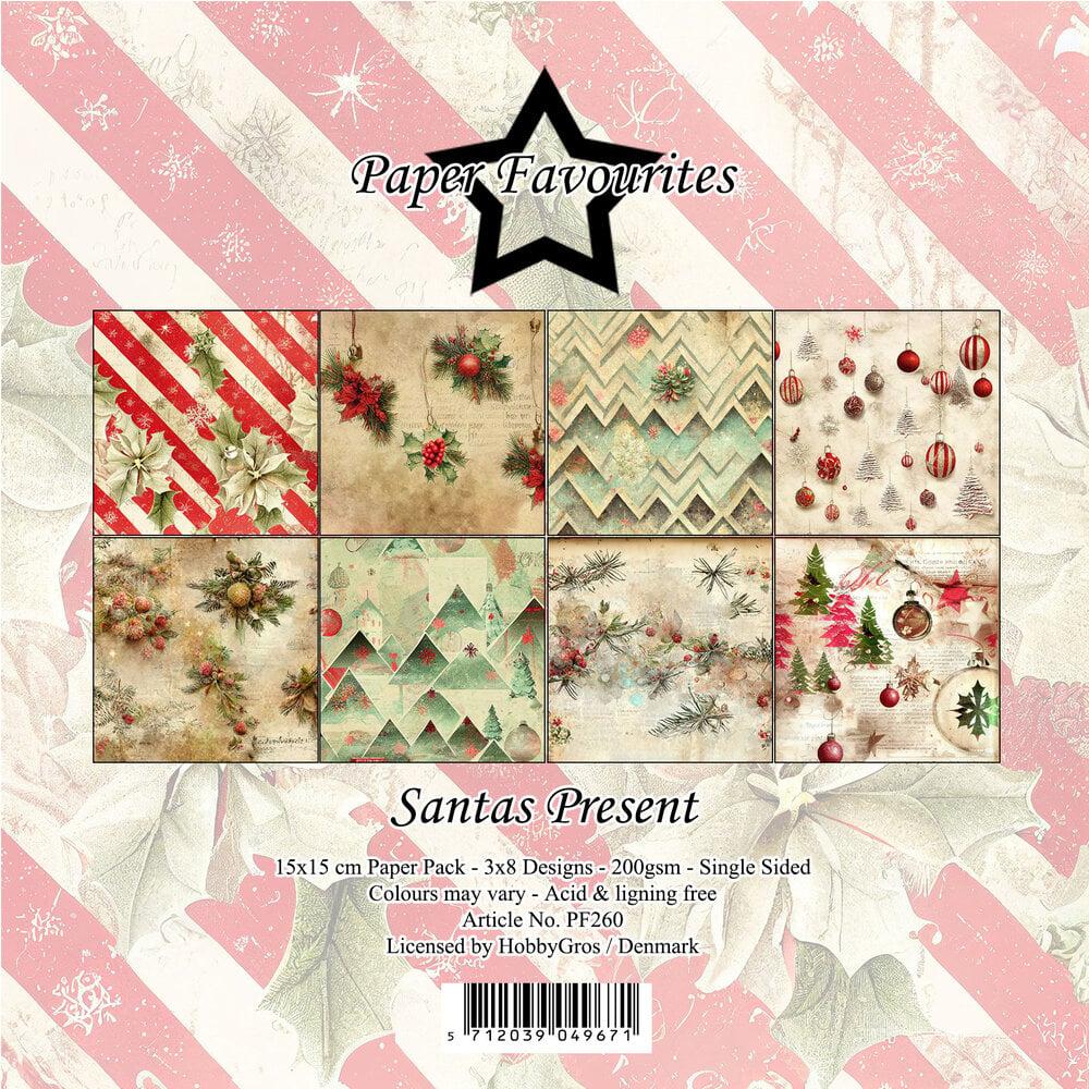 Paper Favourites Santas Present 6x6 Paper Pack PF260