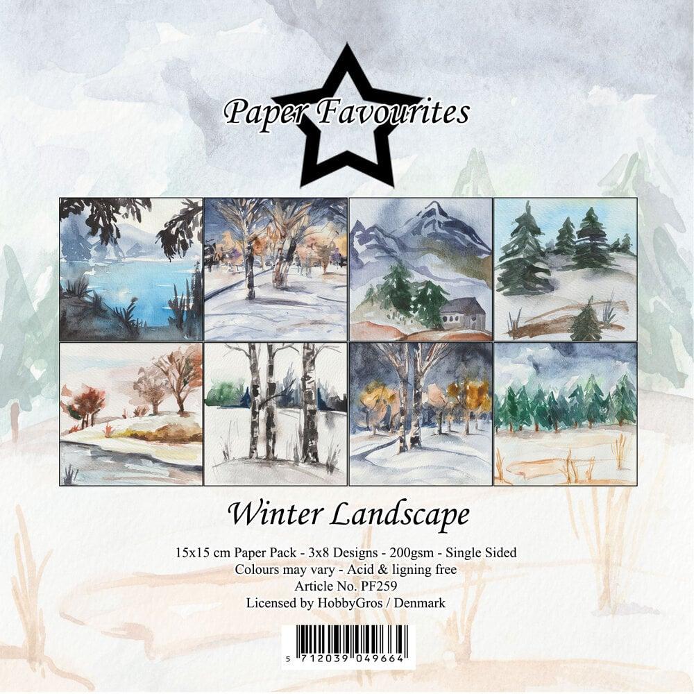 Paper Favourites Winter Landscape 6x6 Paper Pack PF259