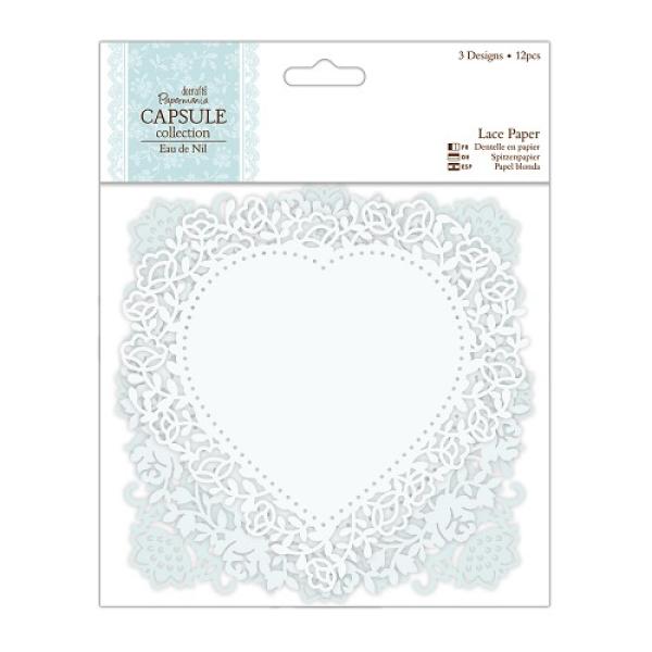 Papermania Lace Paper Eau de Nil PMA 160707