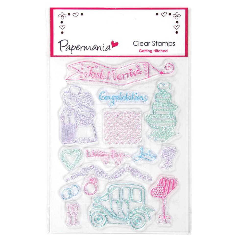 Papermania Clear Stamps Getting Hitched