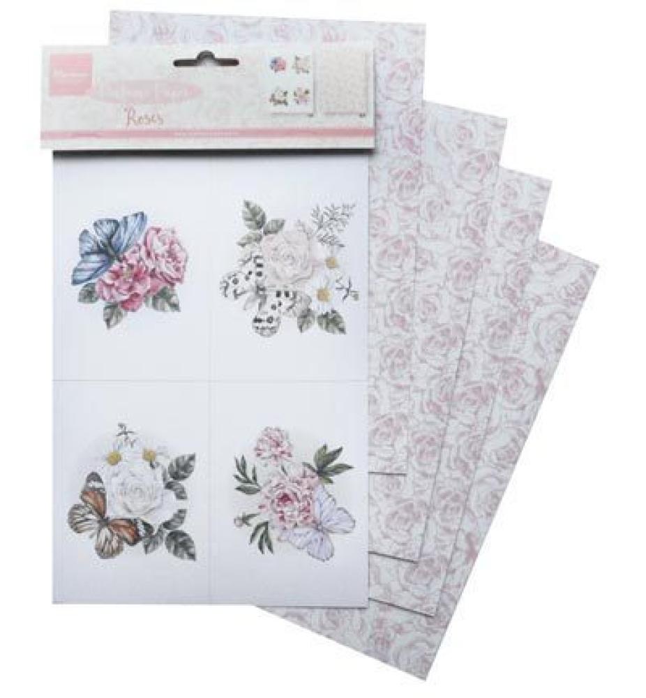 MD Paper Roses A5 Perfumed Paper #CA3130