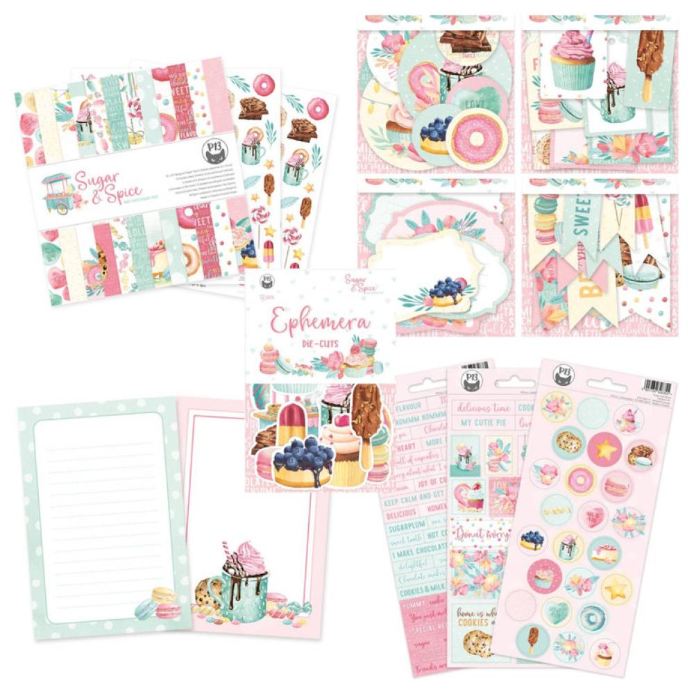 Piatek 13 Bumper Scrapbooking KIT Sugar and Spice