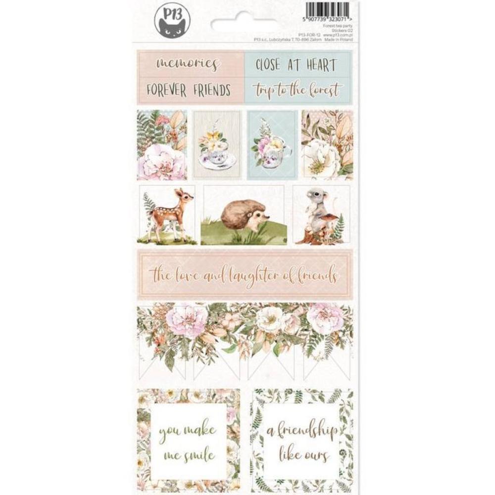 Piatek 13 Bumper Scrapbooking Kit Forest Tea Party mit Stempel