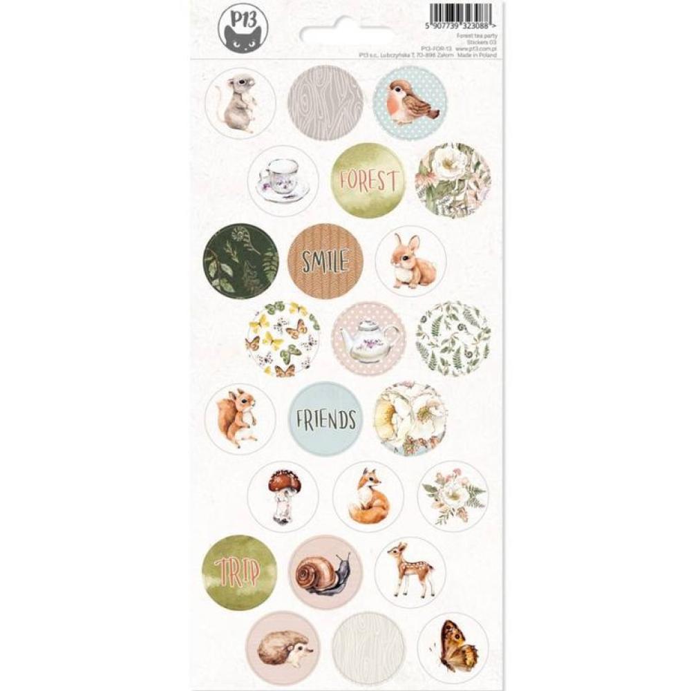 Piatek 13 Bumper Scrapbooking Kit Forest Tea Party mit Stempel