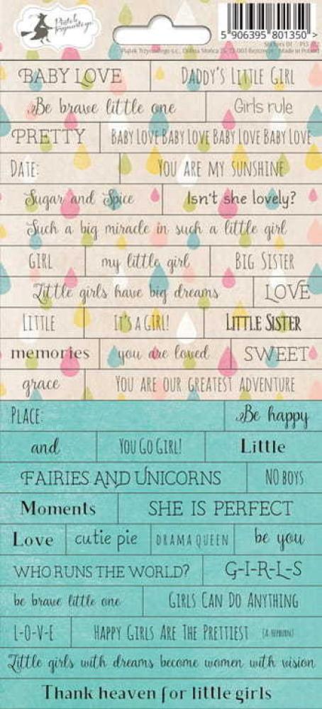 SALE Piatek 13 Sticker Sheet Little Girl 01 #162