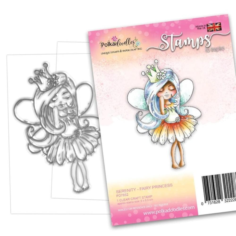 Polkadoodles Clear Stamp Fairy Princess #7852