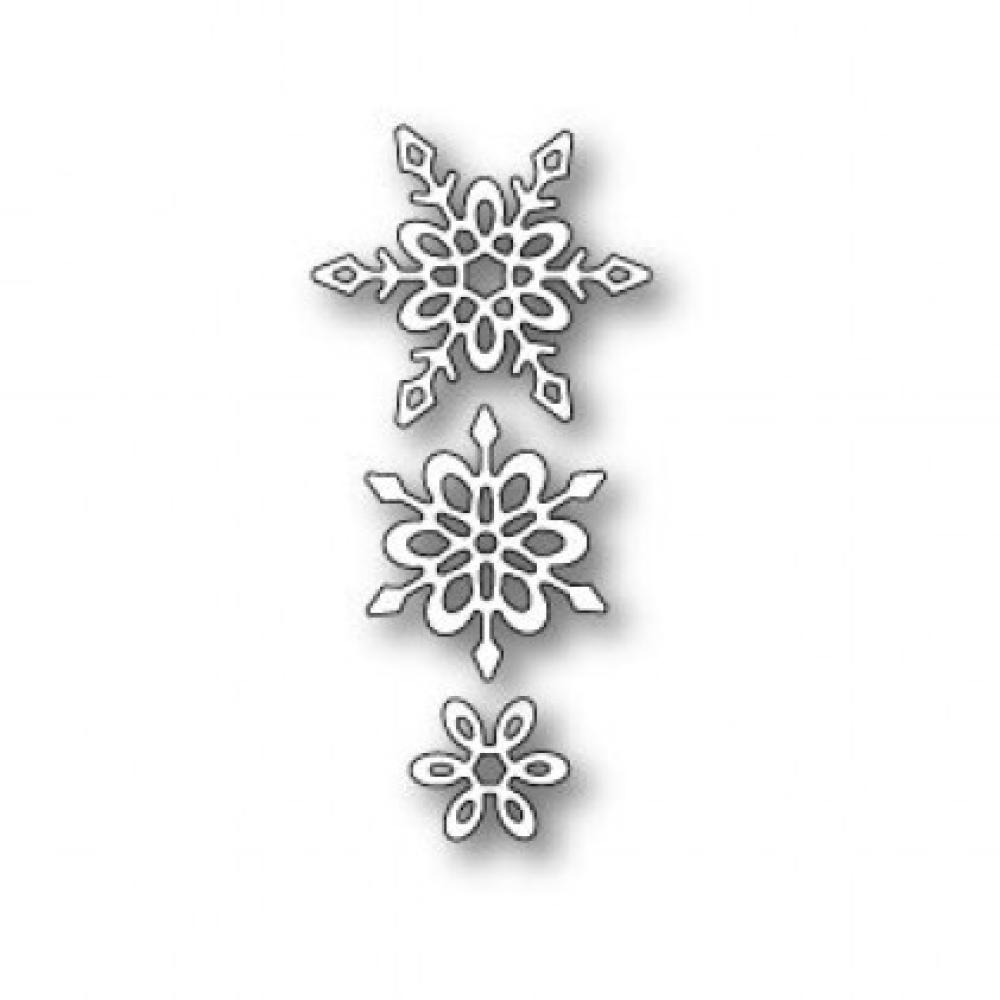 Poppy Stamps Stanzschablone Madeleine Snowflakes