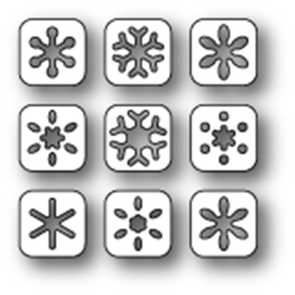 Poppystamps Stanze Snowflake Tabs