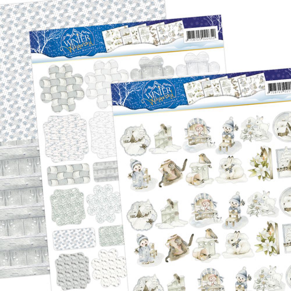 Precious Marieke A4 Winter Wonderland Mini`s & Labels