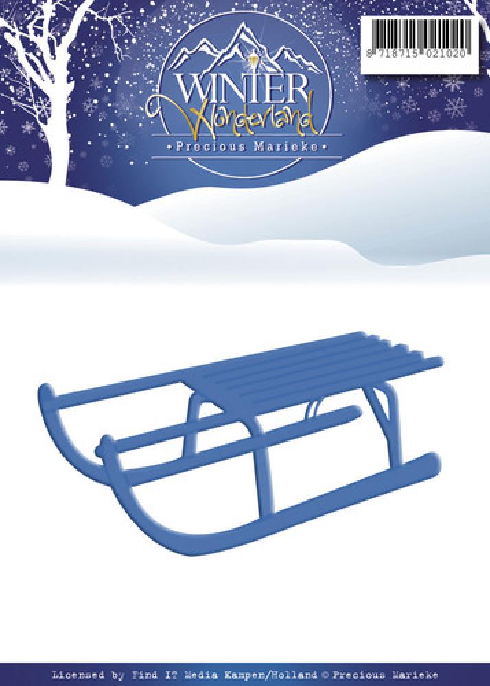 Precious Marieke Winter Wonderland Die Sled