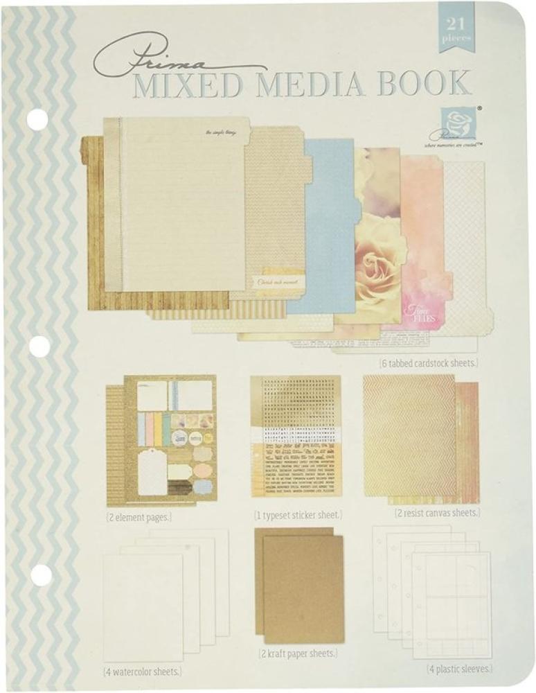 Prima Marketing Mixed Media Album 21stk #563745