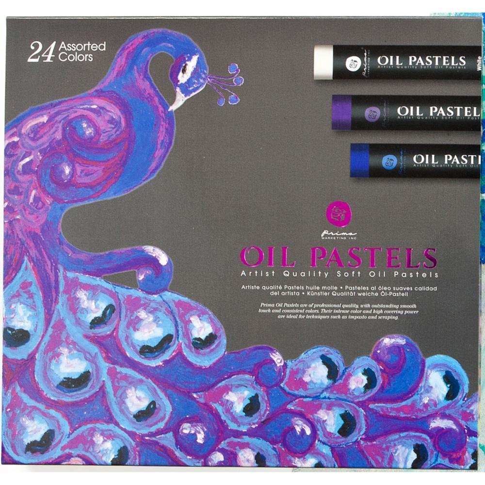 Prima Marketing Prima Soft Oil Pastels 24Pkg  #590802