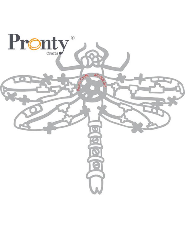 Pronty Crafts Stencil Steampunk Dragonfly