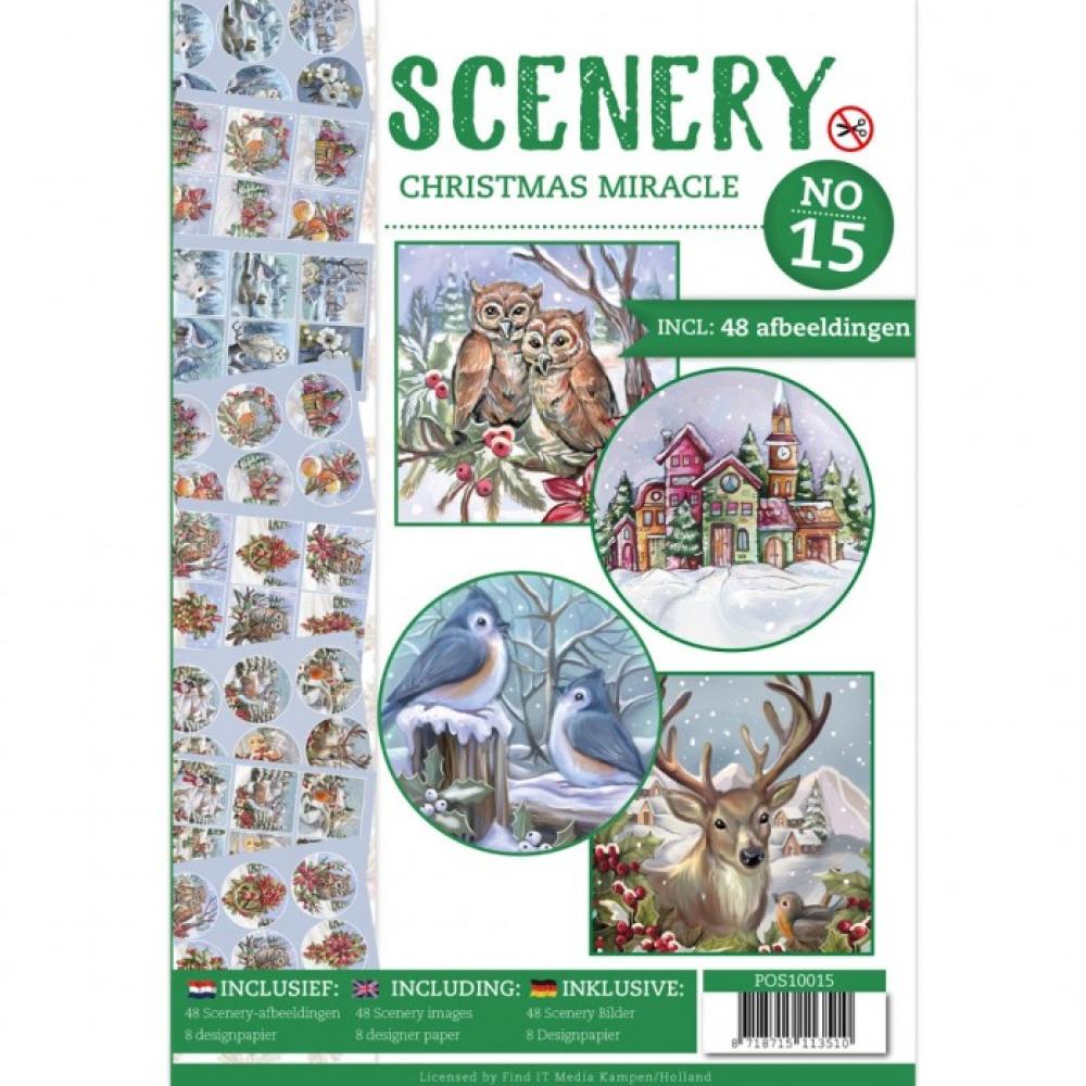 Push Out Book Scenery No 15 Christmas Miracle