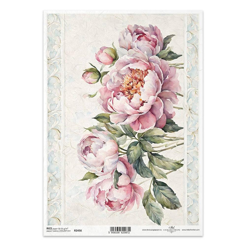 R2456 ITD Collection Peony A4 Rice Paper