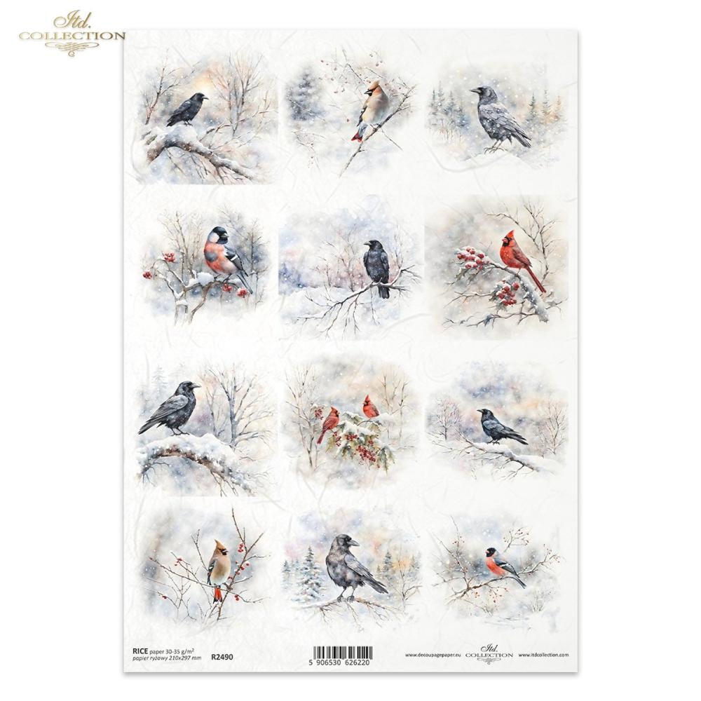 R2490 ITD Collection Botanical Garden in Winter A4 Rice Paper