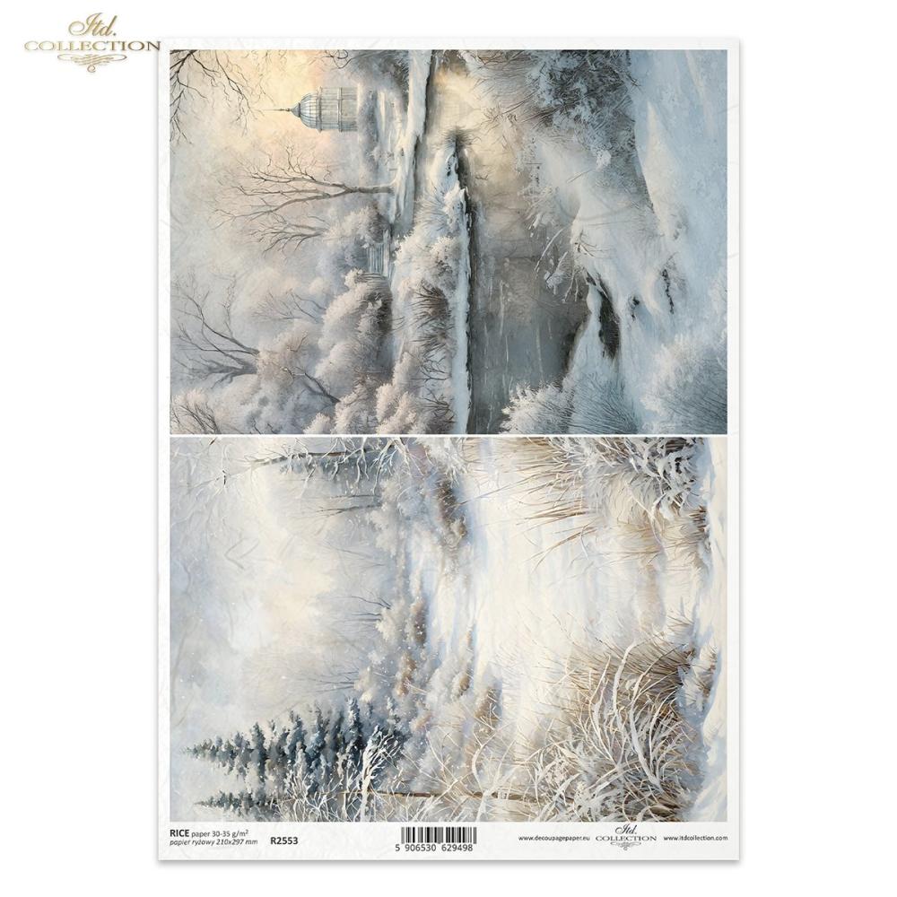 R2553 ITD Collection Botanical Garden in Winter A4 Rice Paper