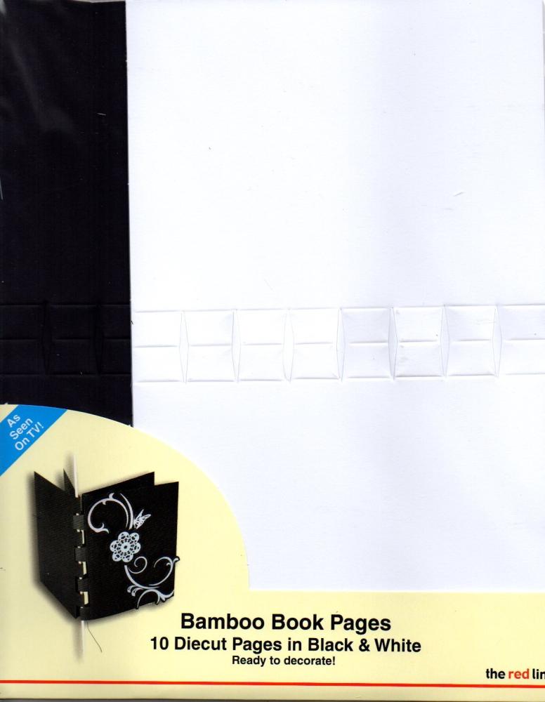 RHB Bamboo Book Pages Black & White