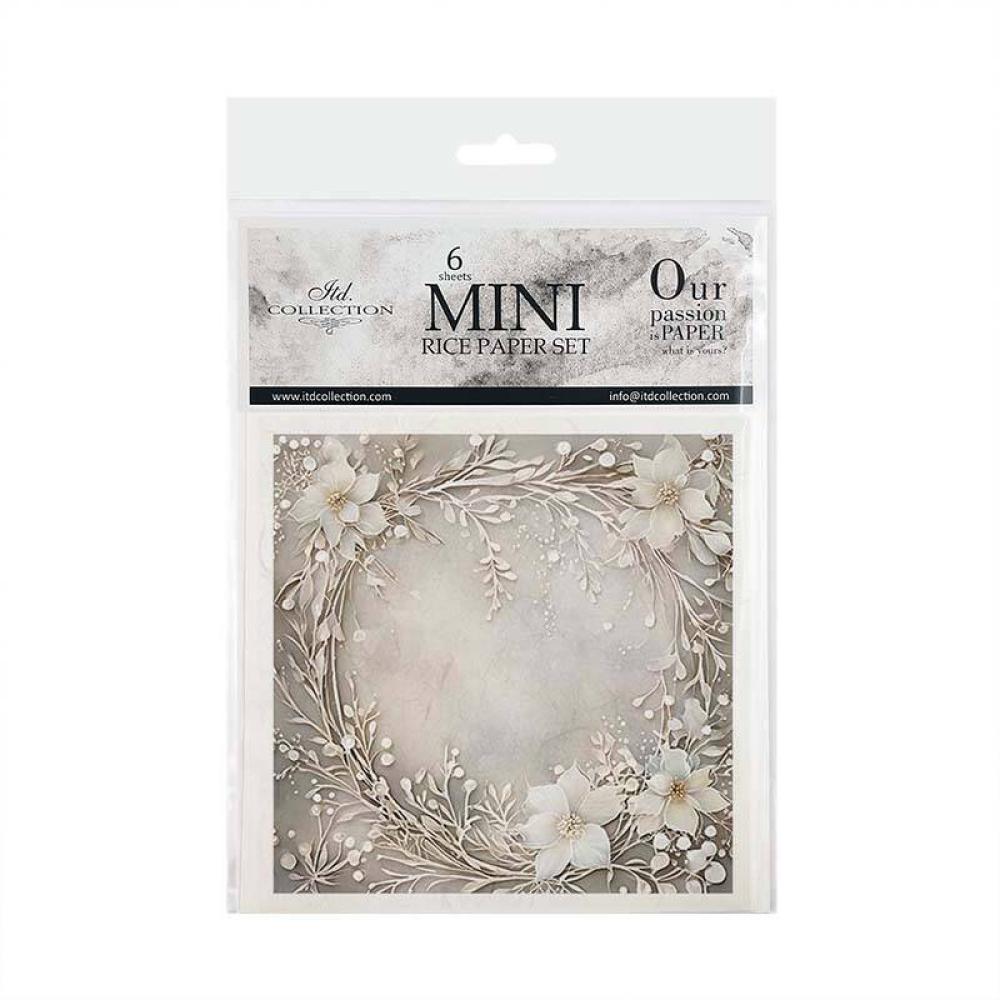 RSM106 ITD Collection Winter Wreaths Mini Rice Paper Set