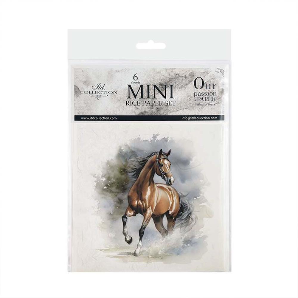 RSM108 ITD Collection Horses Mini Rice Paper Set