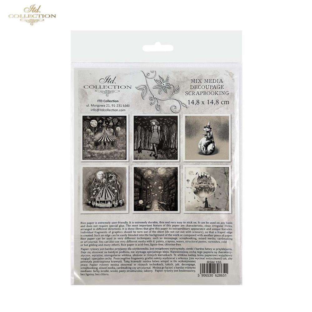 RSM155 ITD Collection Tales From The Dark Fair Mini Rice Paper Set