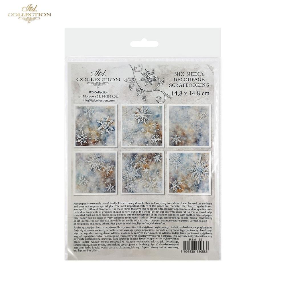 RSM156 ITD Collection Botanical Garden in Winter Mini Rice Paper Set