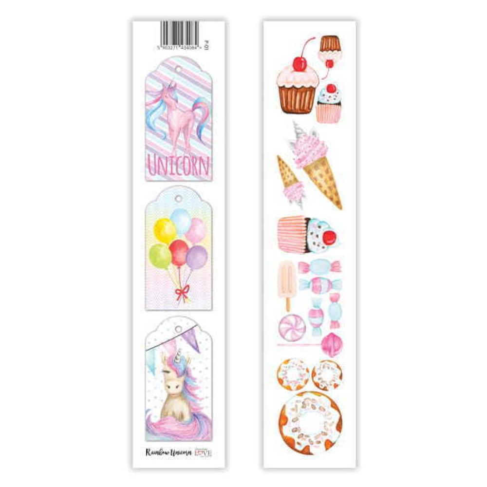 Lexi Design Scrapbooking KIT Rainbow Unicorn