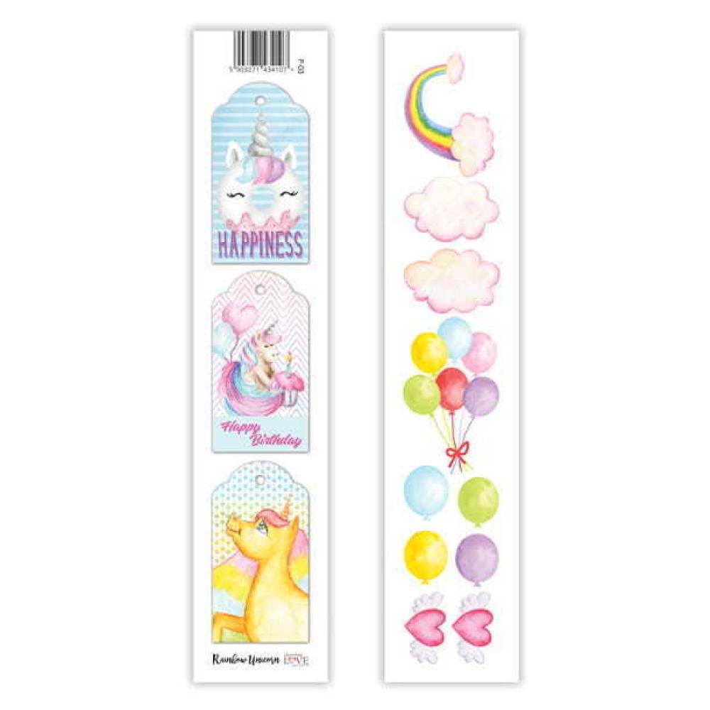 Lexi Design Scrapbooking KIT Rainbow Unicorn