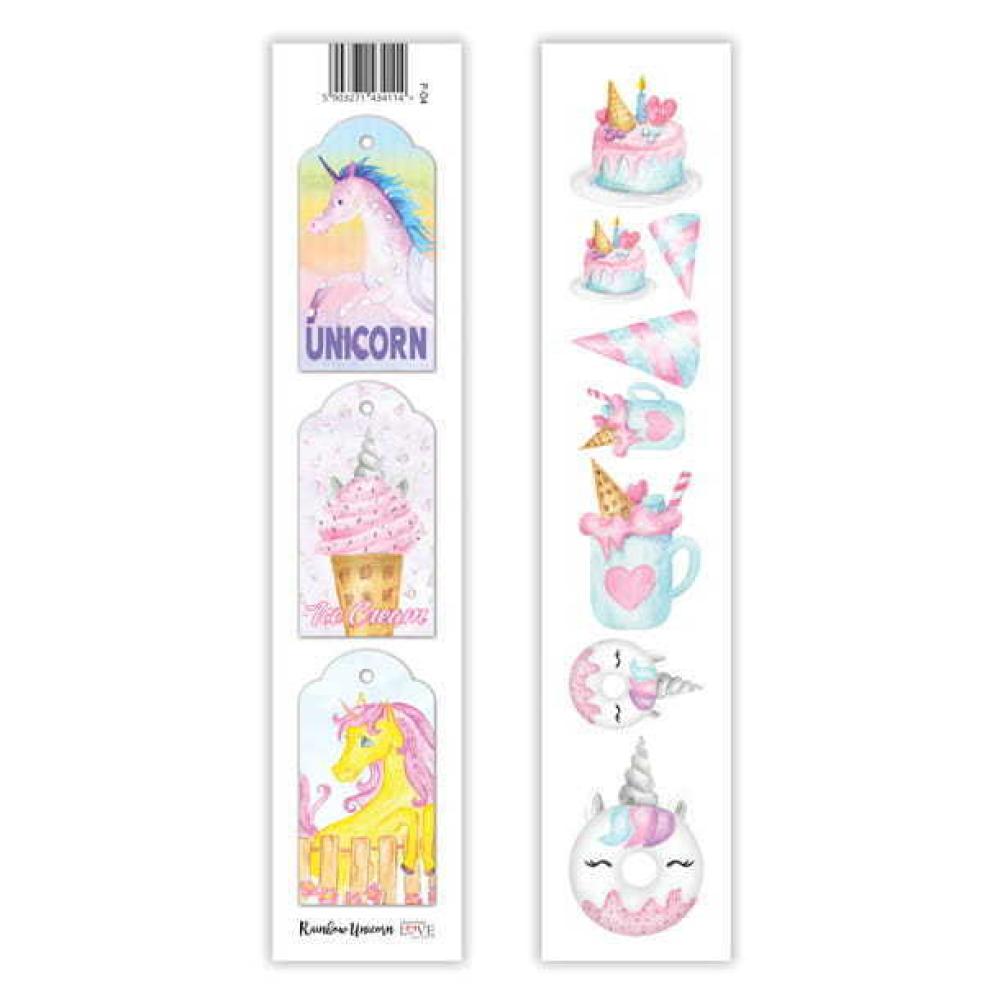 Lexi Design Scrapbooking KIT Rainbow Unicorn