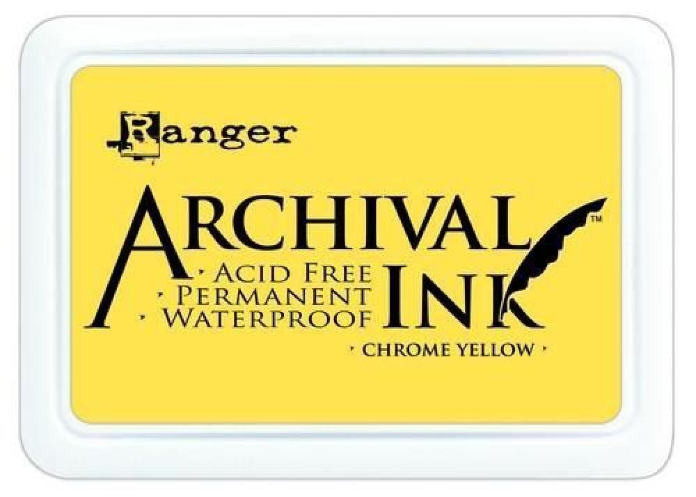 Ranger Archival Ink Pad Chrome Yellow