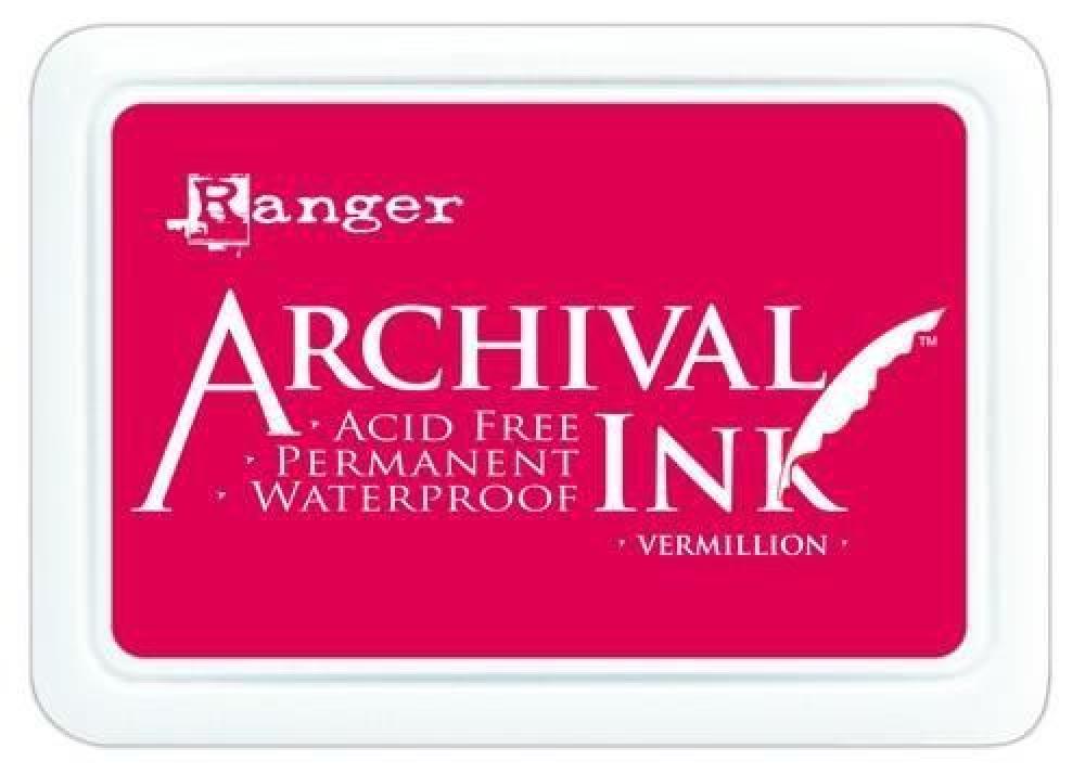 Ranger Archival Ink Pad Vermillion