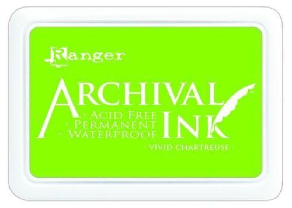 Ranger Archival Ink Pad Vivid Chartreuse