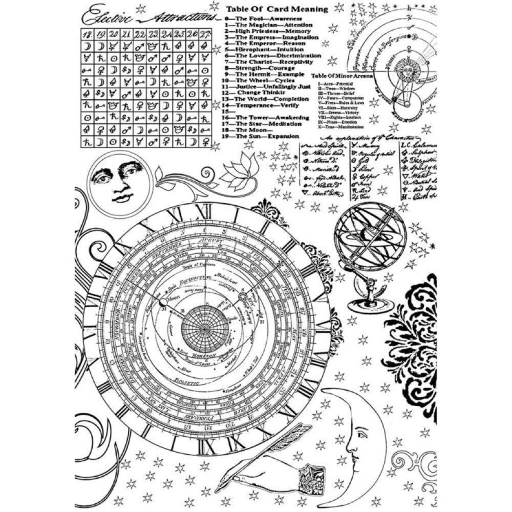 Stamperia A4 Assorted Acetate Alchemy SBA419